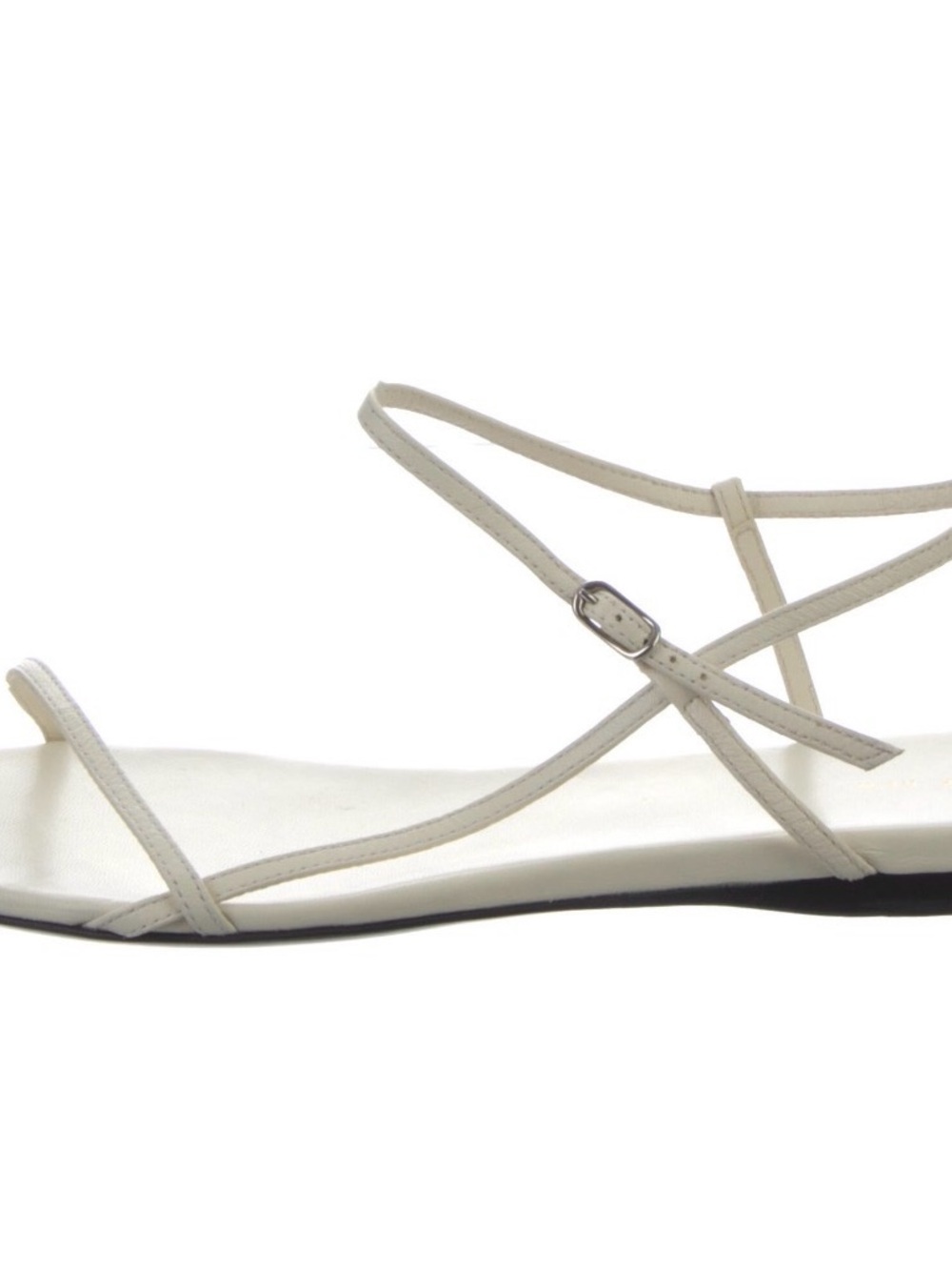 The Row Bare Sandals in White